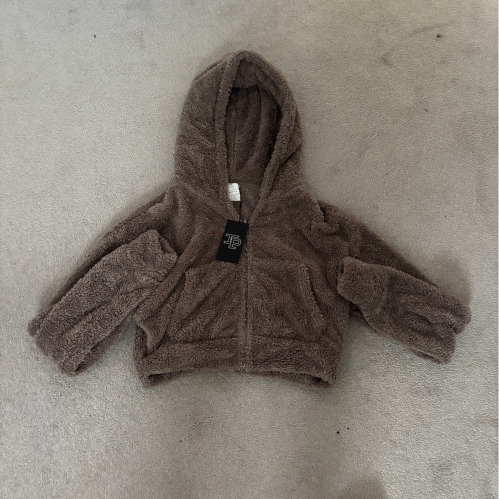 Inaka Power Brown Fleece Hoodie